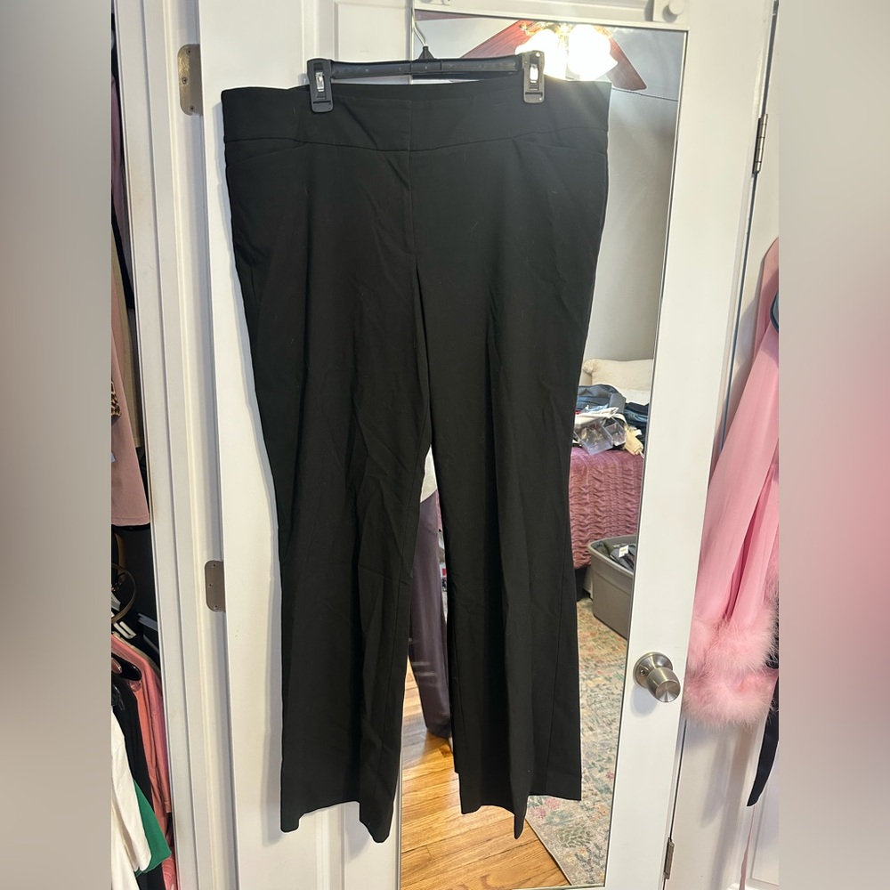 Ann Taylor Modern Fit Black Pants Sz 16